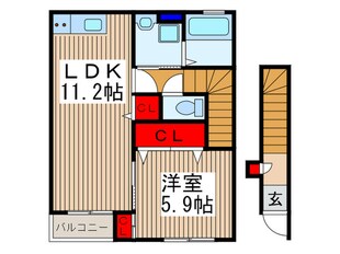 アムール東領家の物件間取画像